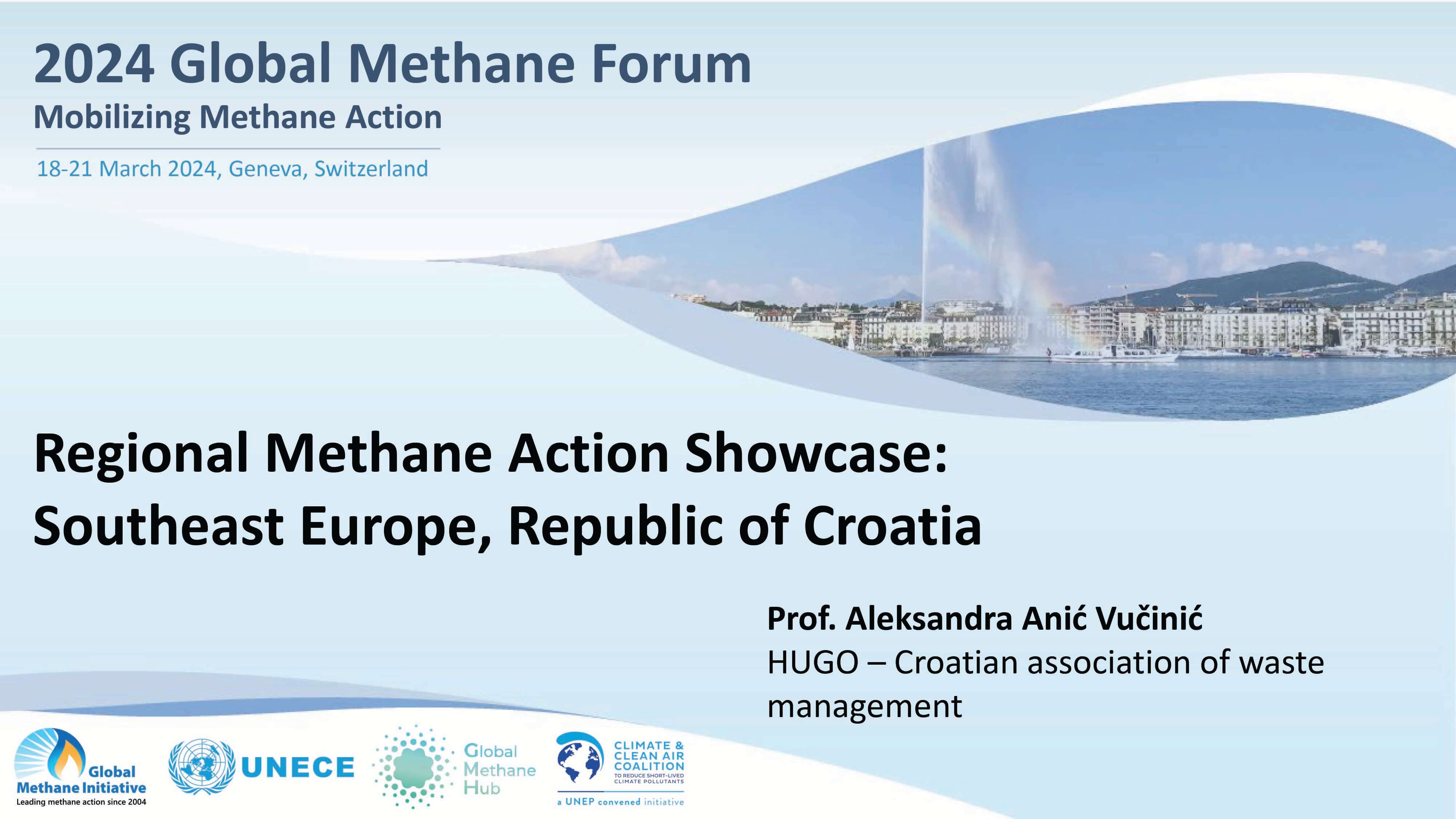 Regional Methane Action Showcase: Southeast Europe, Republic of Croatia
